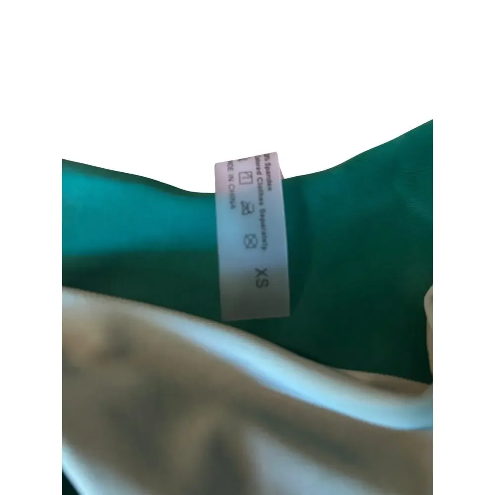 SHEIN Green String Bikini Bottom Size XS